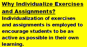 Why Individualize