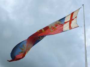 Richard III's standard, Bosworth Battlefield Centre.