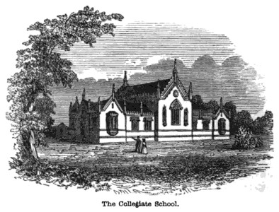 The Collegiate School in 1840.